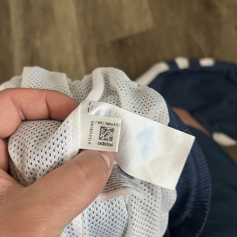 NWT Adidas Blue and White Track Pants - Picture 13 of 14